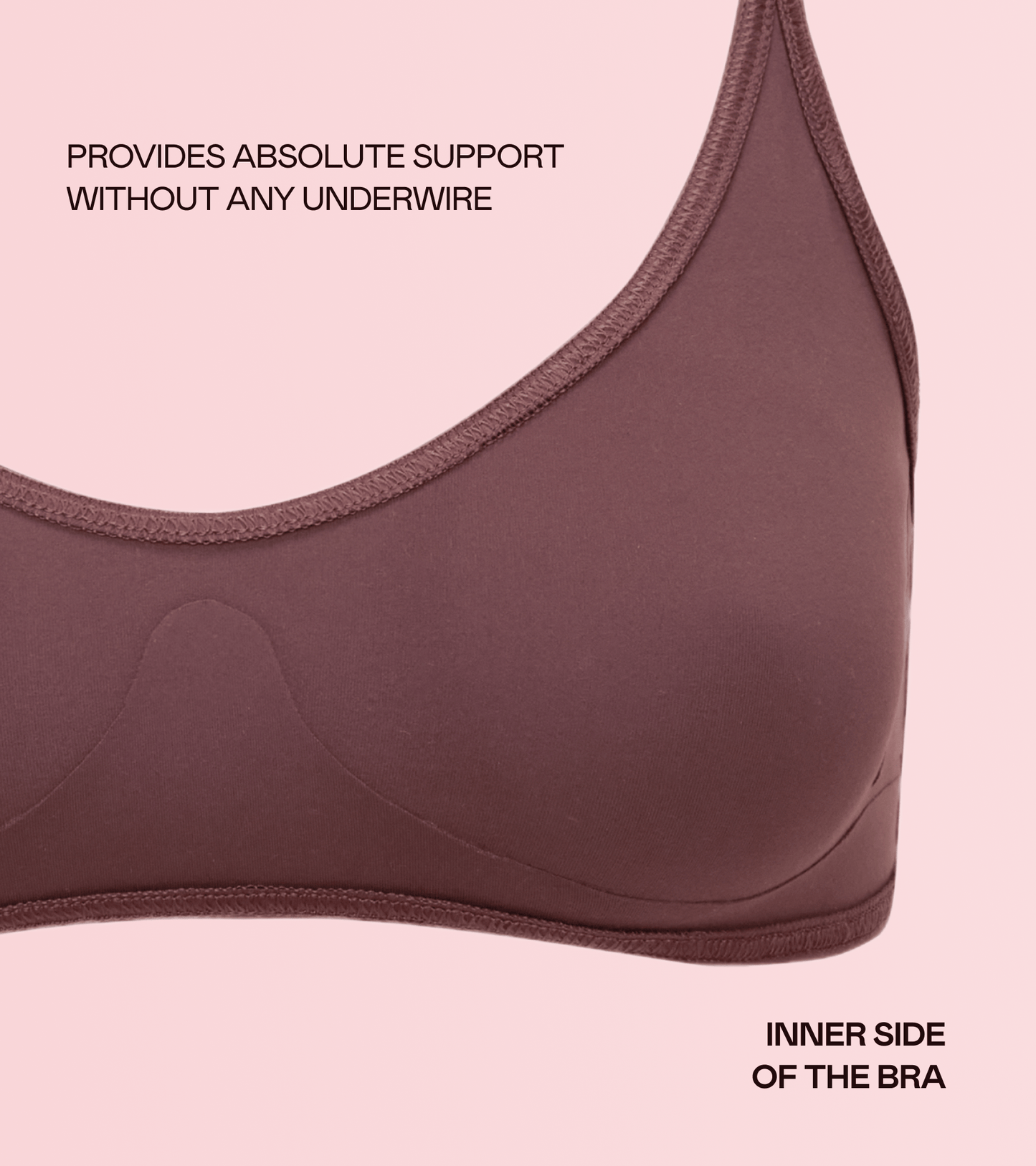 Aurora - Bonded Bra - Brown