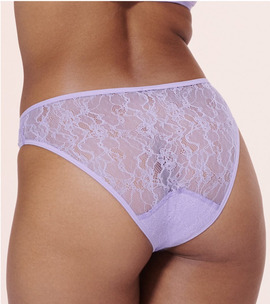 All Lace Brief - Recycled Nylon - Lila